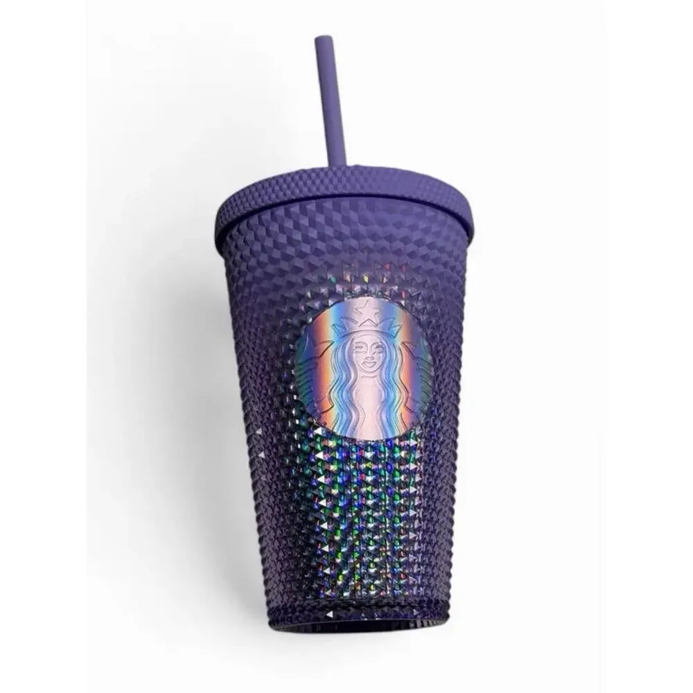 2023 Starbucks Gradient Purple 16oz Diamond Studded Tumbler